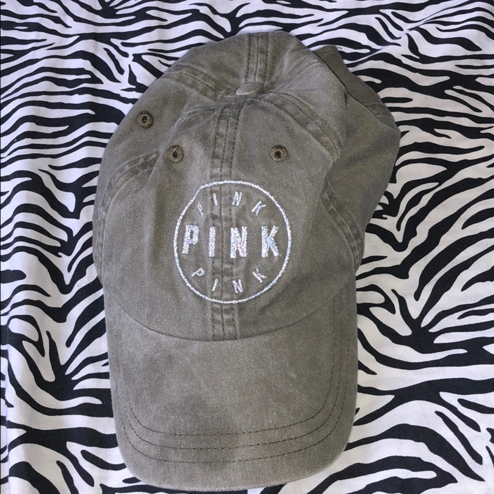 Green pink hat